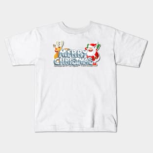 Merry Christmas title Kids T-Shirt